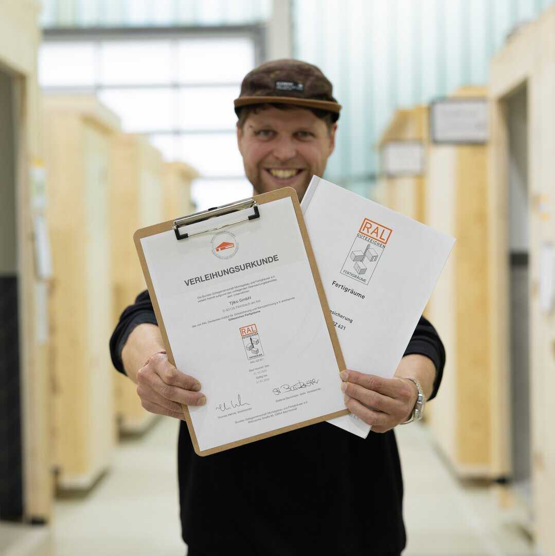 Featured image for “RAL-Zertifizierung für Fertigräume”