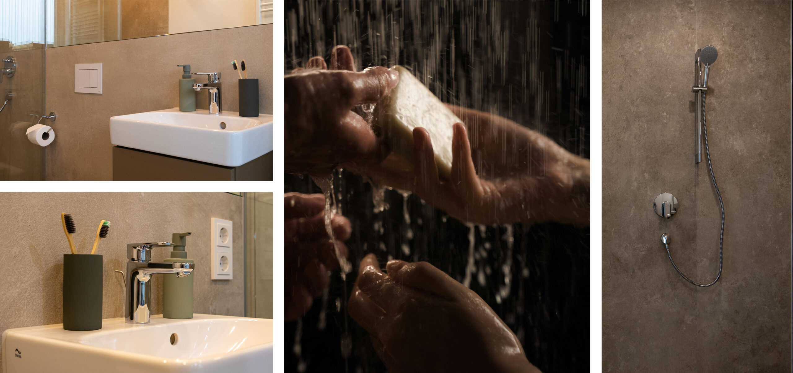 Designlinie Inverness – vier Stimmungen von Badezimmer Inverness.