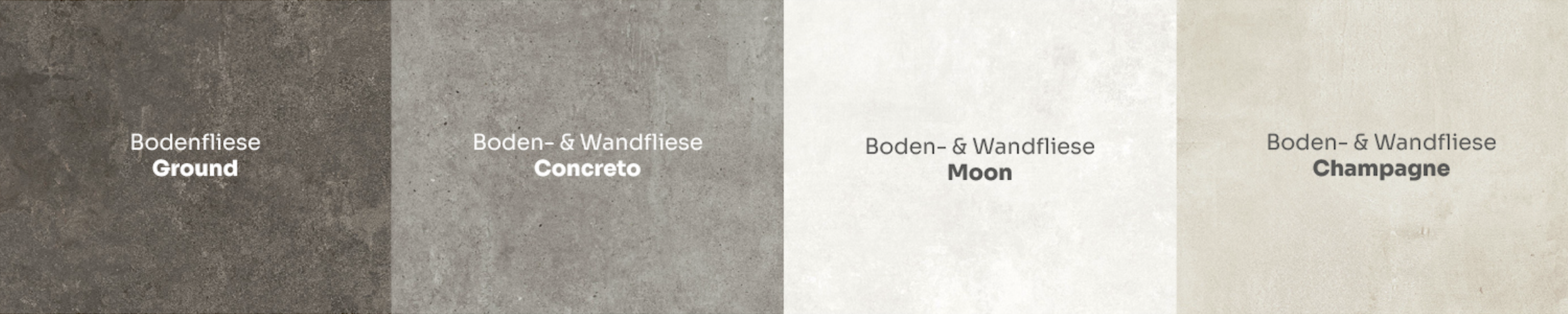 Farbpalette der Designlinie Osaka