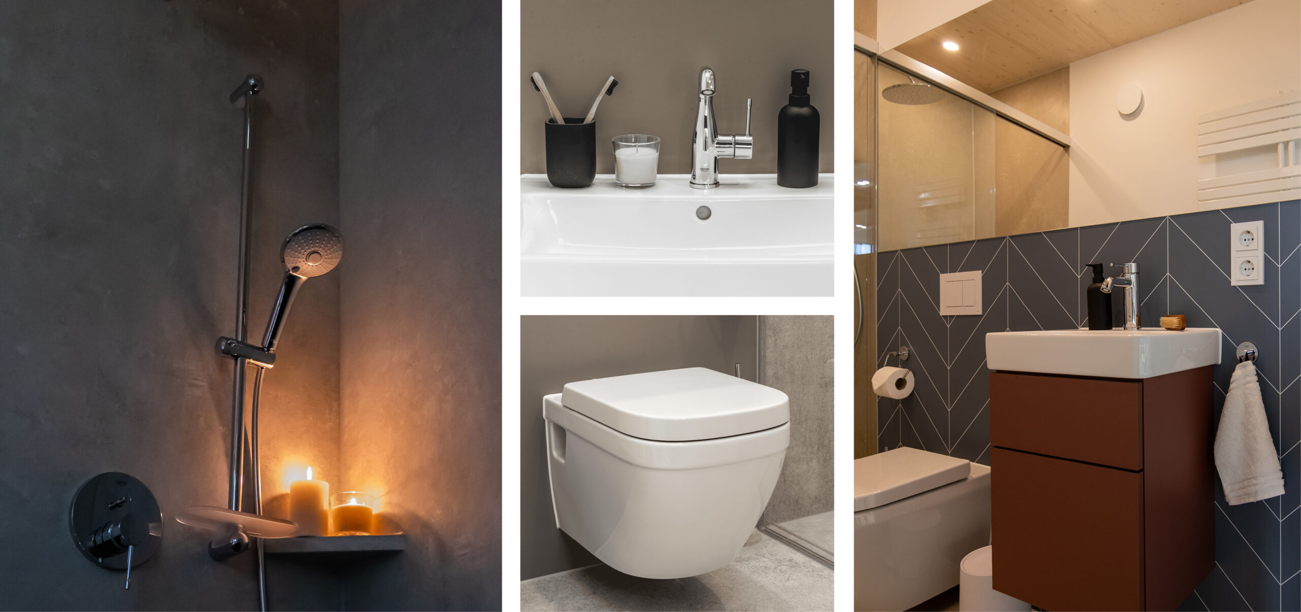 Designlinie Vancouver – vier Stimmungen des Badezimmers Vancouver.